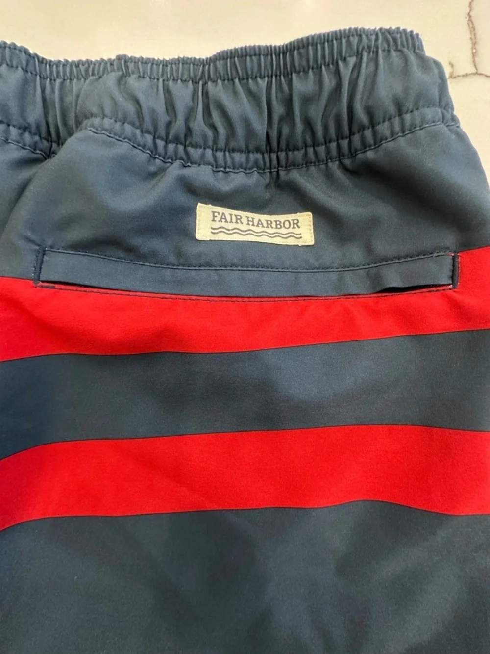 Fair Harbor Men's XXXL “The Anchor” Swim Trunks - Breezeblock liner EUC